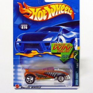 Hot Wheels Speed Shark #076 Cold Blooded Series 2 of 4 Orange Die-Cast Car 2002